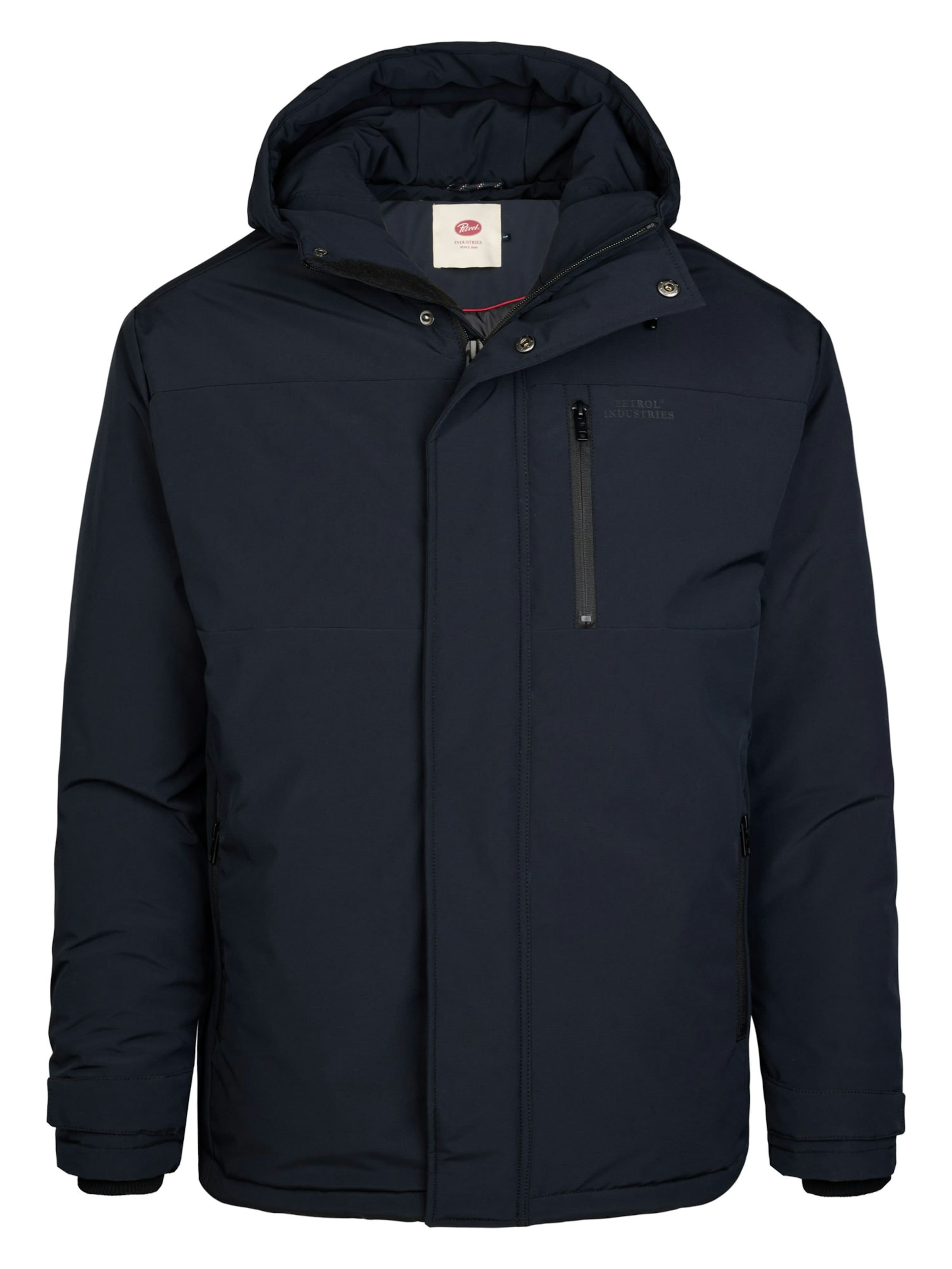 Petrol Industries Winter jacket in Black: front