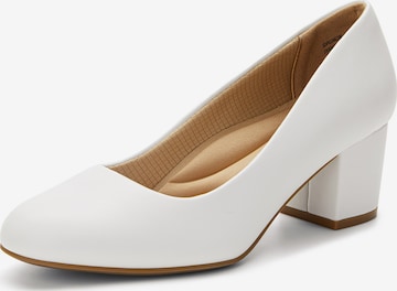 Escarpins Dream Pairs en blanc : devant