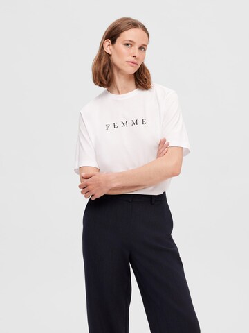 SELECTED FEMME Póló 'VILJA' - fehér