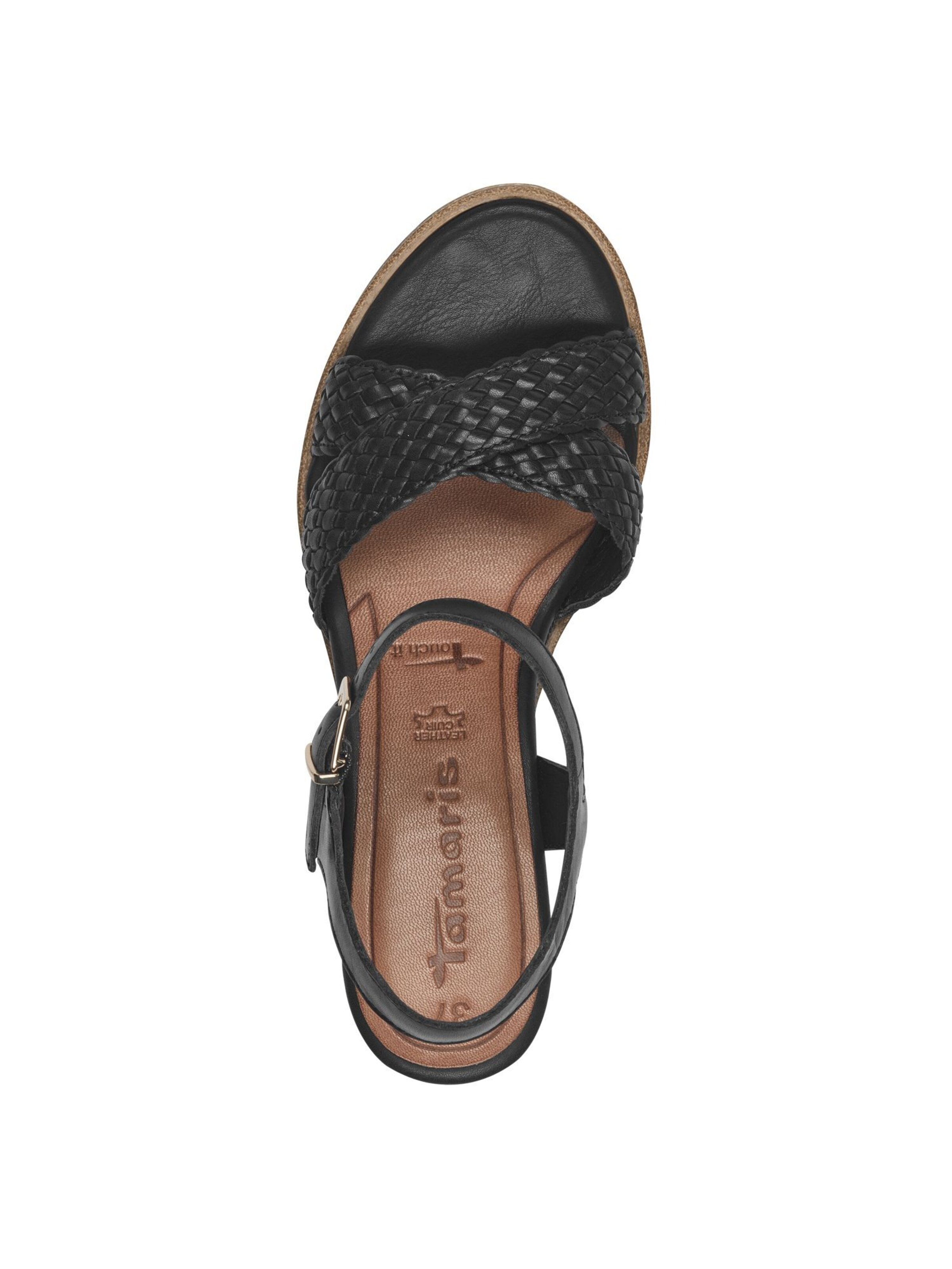 Tamaris Sandaal in Zwart