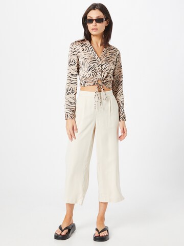 Wide Leg Pantalon à pince ONLY en gris