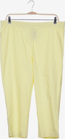 VIA APPIA DUE Pants in 5XL in Yellow: front