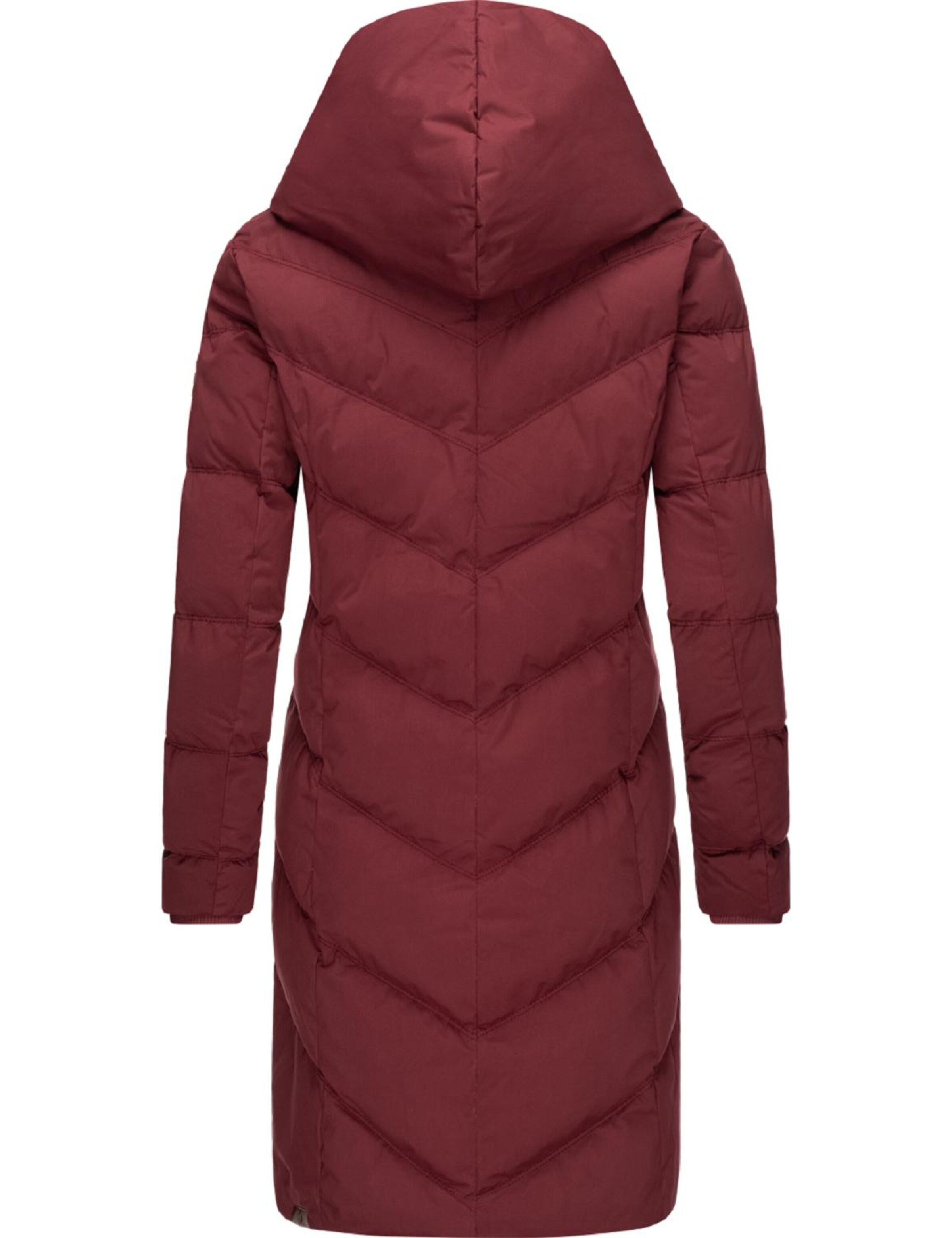 Ragwear Wintermantel 'Natalka II Intl.' in Rot: Vorderseite