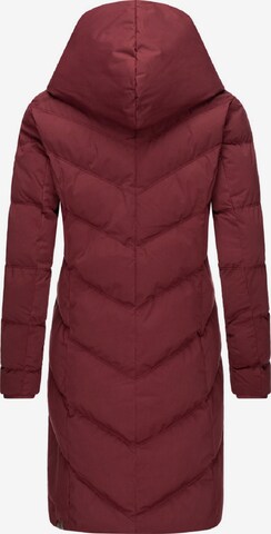 Ragwear Winter Coat 'Natalka II Intl.' in Red: front