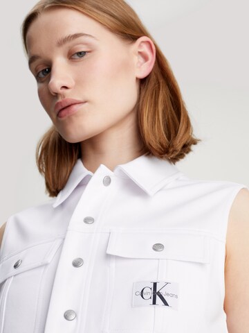 Calvin Klein Jeans Bluse 'Milano' in Weiß
