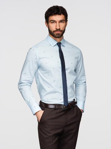 Ombre - Ajuste regular Camisa en azul