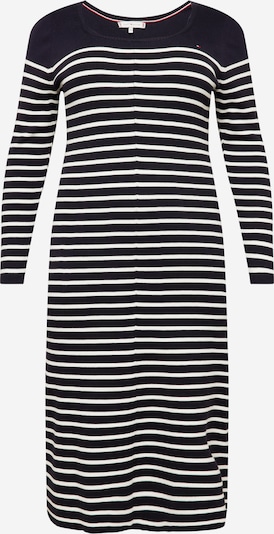 Tommy Hilfiger Curve Knitted dress in Night blue / White, Item view