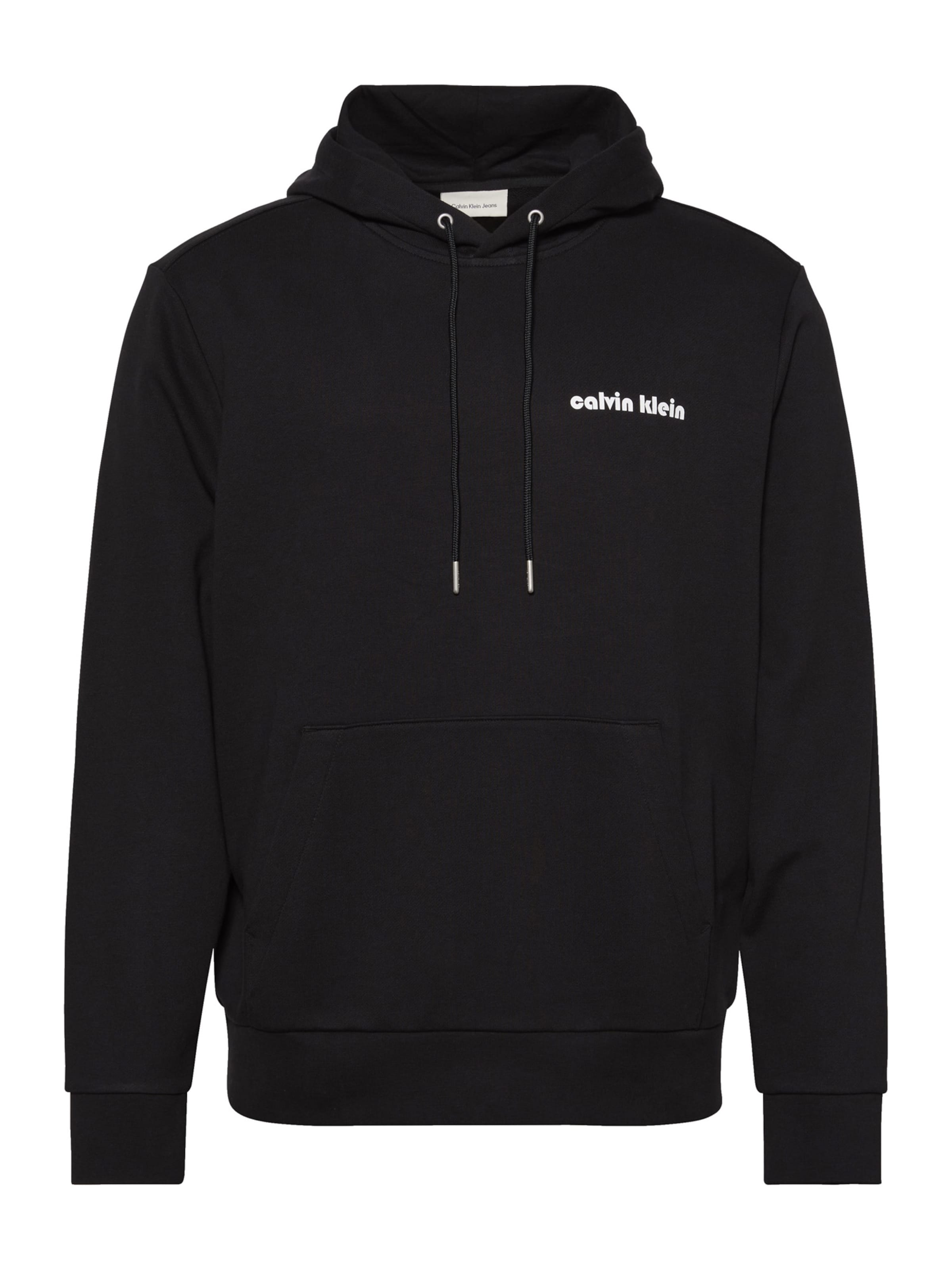 Calvin Klein Jeans Mikina - Čierna: predná strana
