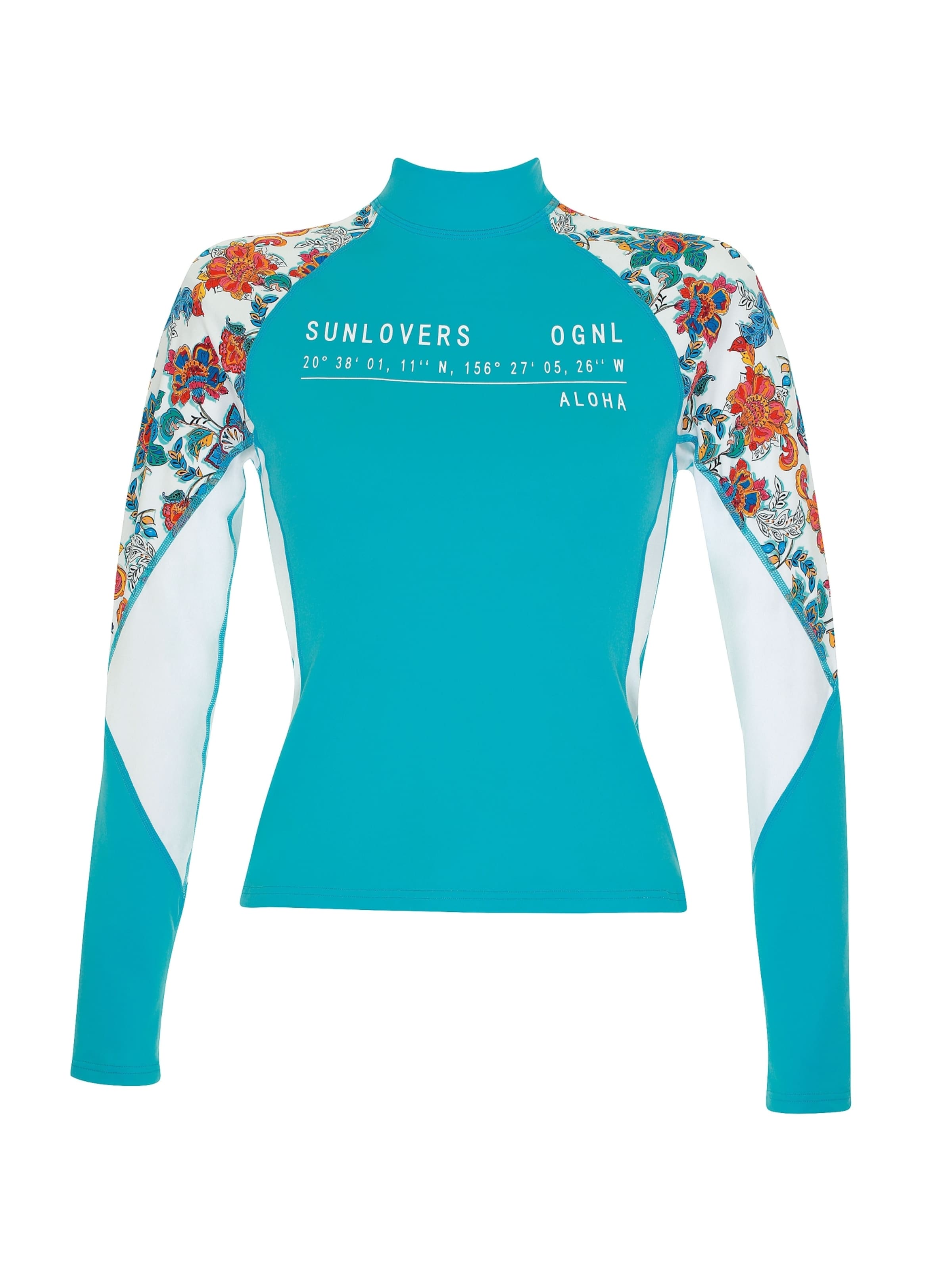 OLYMPIA Tankinitop in Blau: Vorderseite