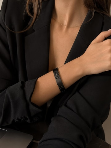 Holzwerk Armbånd 'SCHILFSEE' i sort