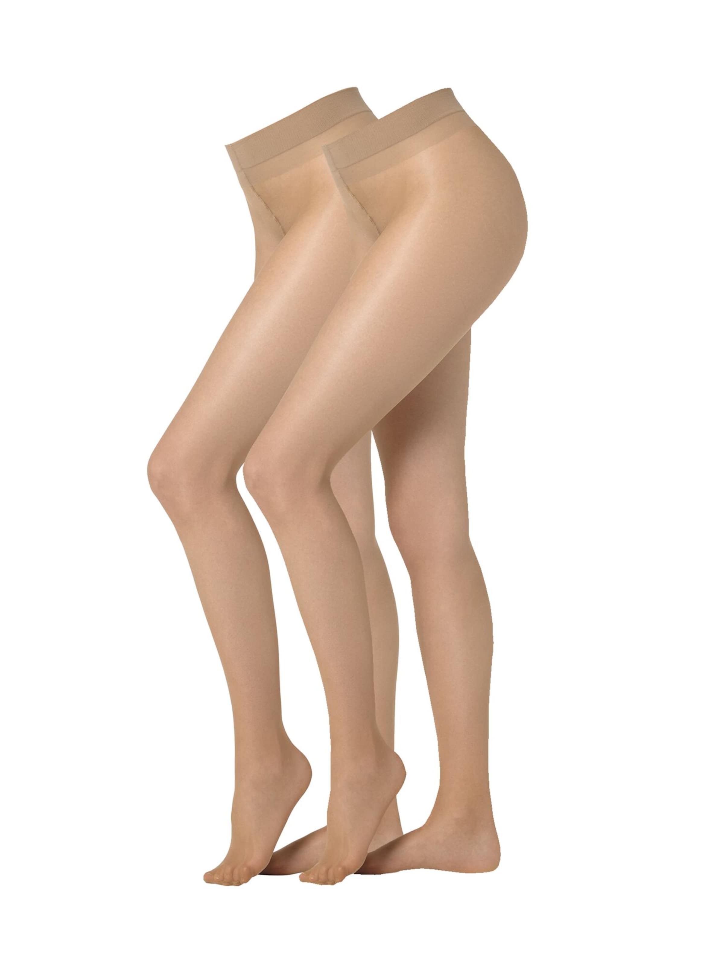 camano Fijne panty in Beige: voorkant