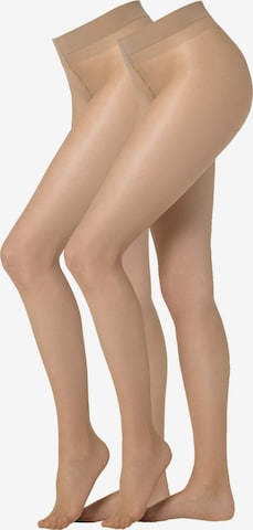 camano Fine Tights in Beige: front