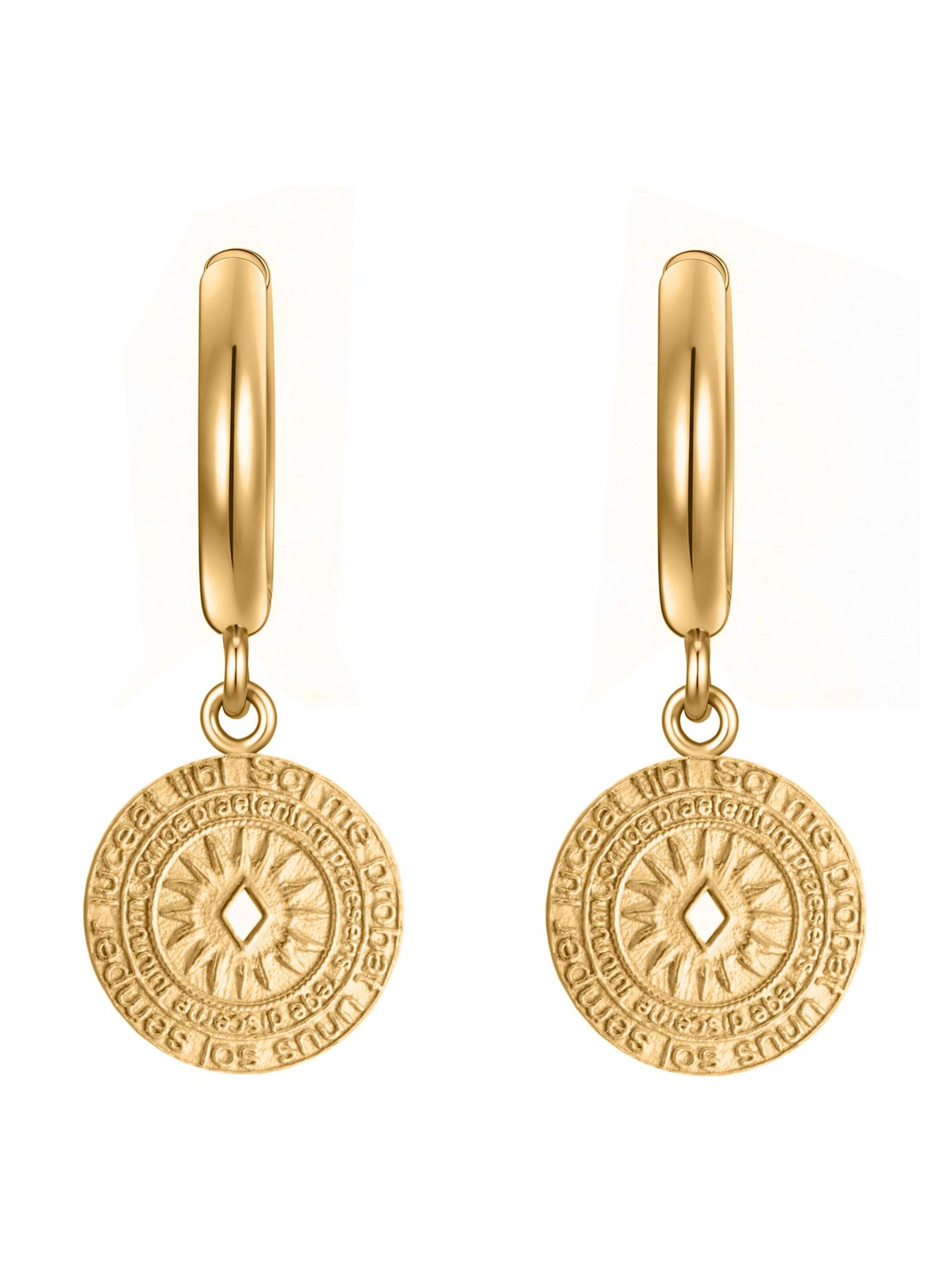 day berlin Oorbellen 'Sun' in Goud