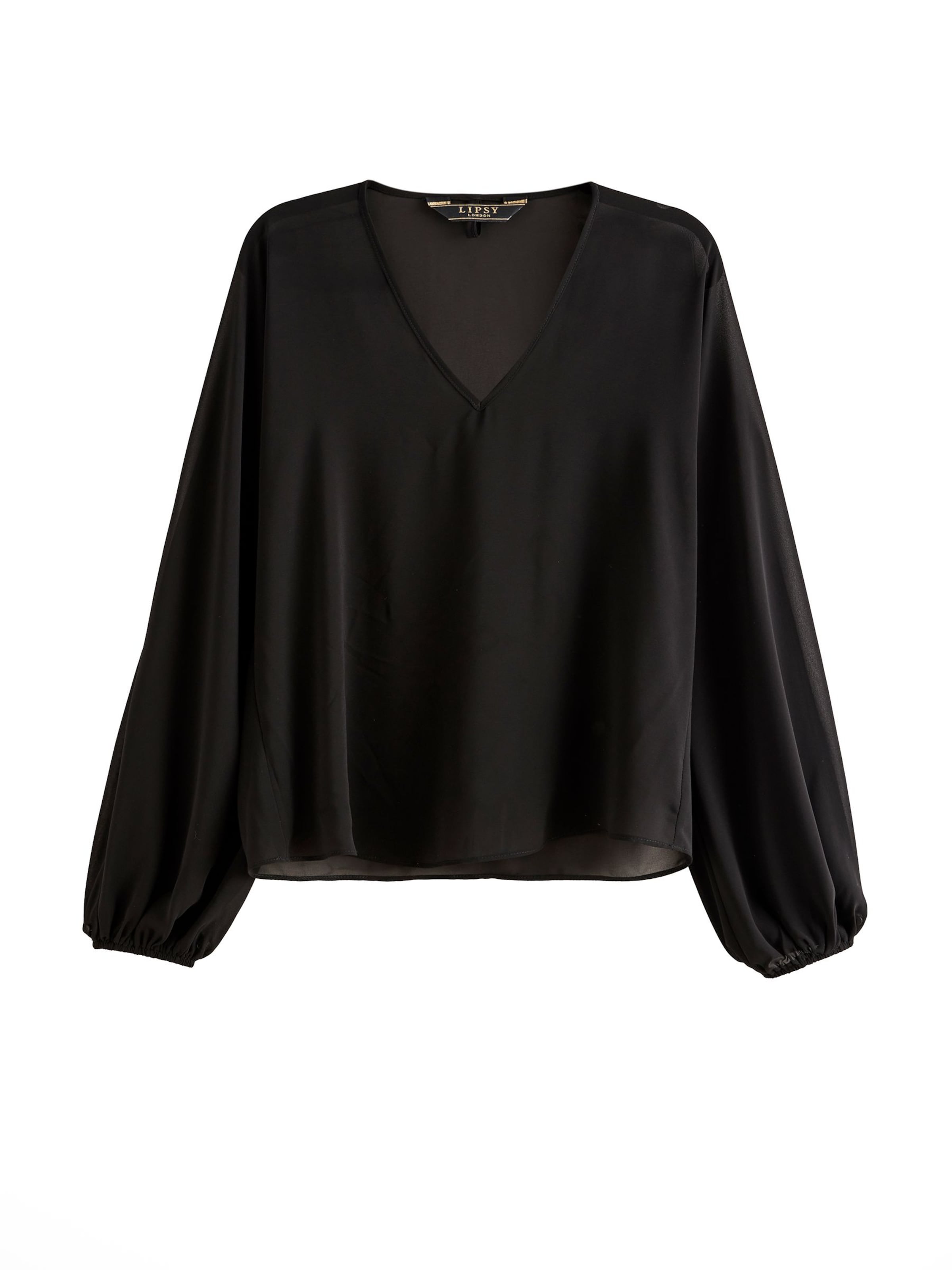 Lipsy Blouse in Black: front