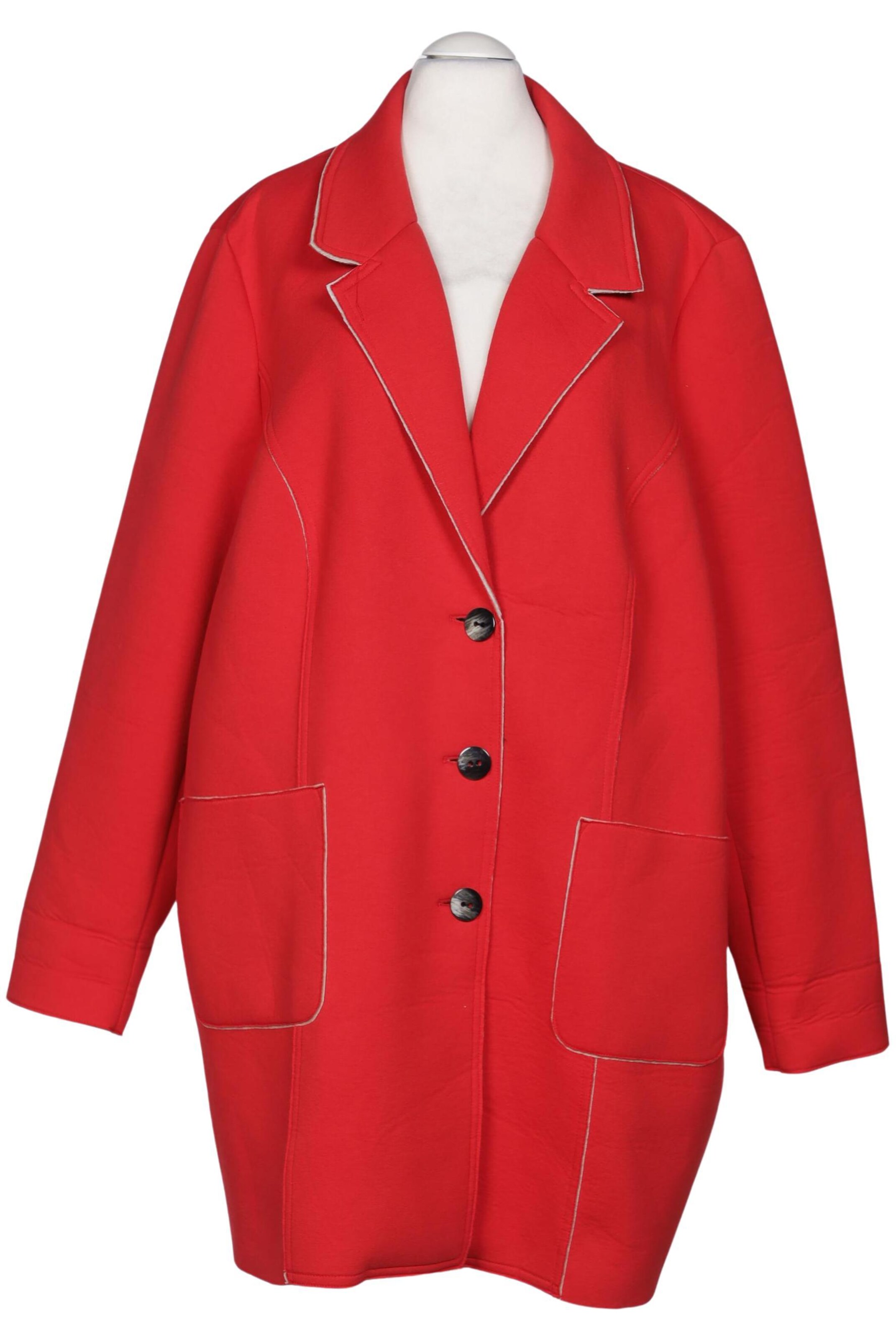 Ulla Popken Mantel 9XL in Rot: Vorderseite