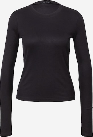Sisley Koszulka w kolorze czarny: przód