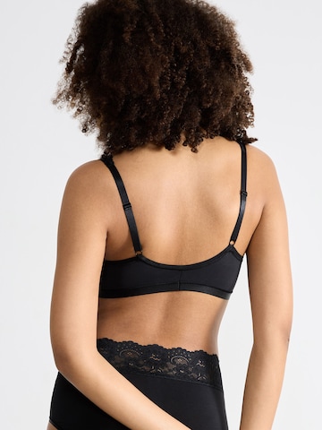 SLOGGI - Bustier Sujetador ' Romance ' en negro