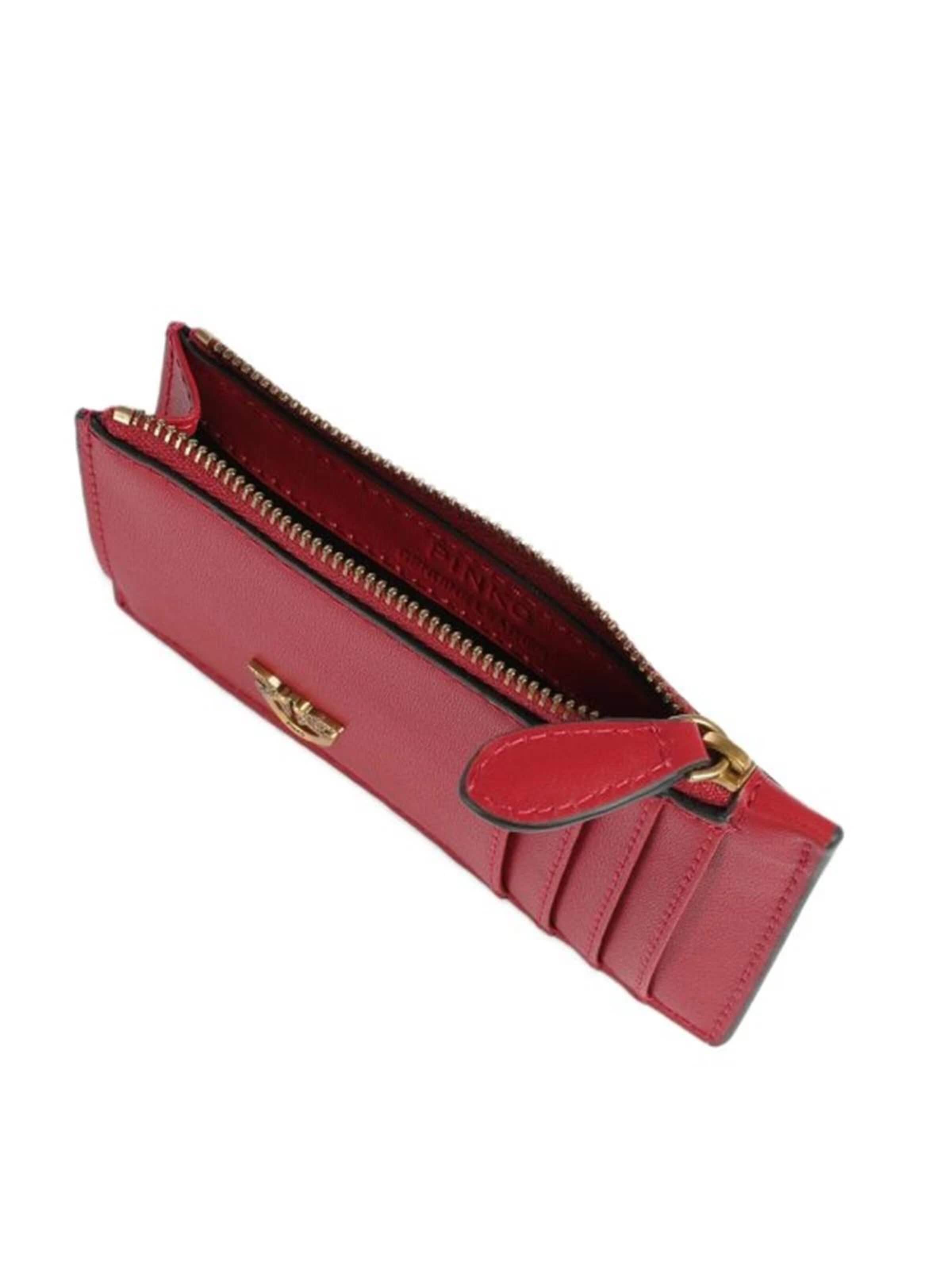 Portamonete '100251 A0F1' di PINKO in rosso