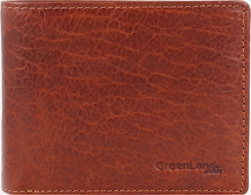 Greenland Nature Wallet 'Montana' in Brown: front