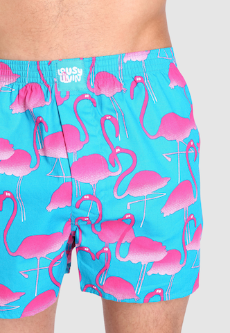 Lousy Livin Boxer shorts 'Flamingo' in Blue