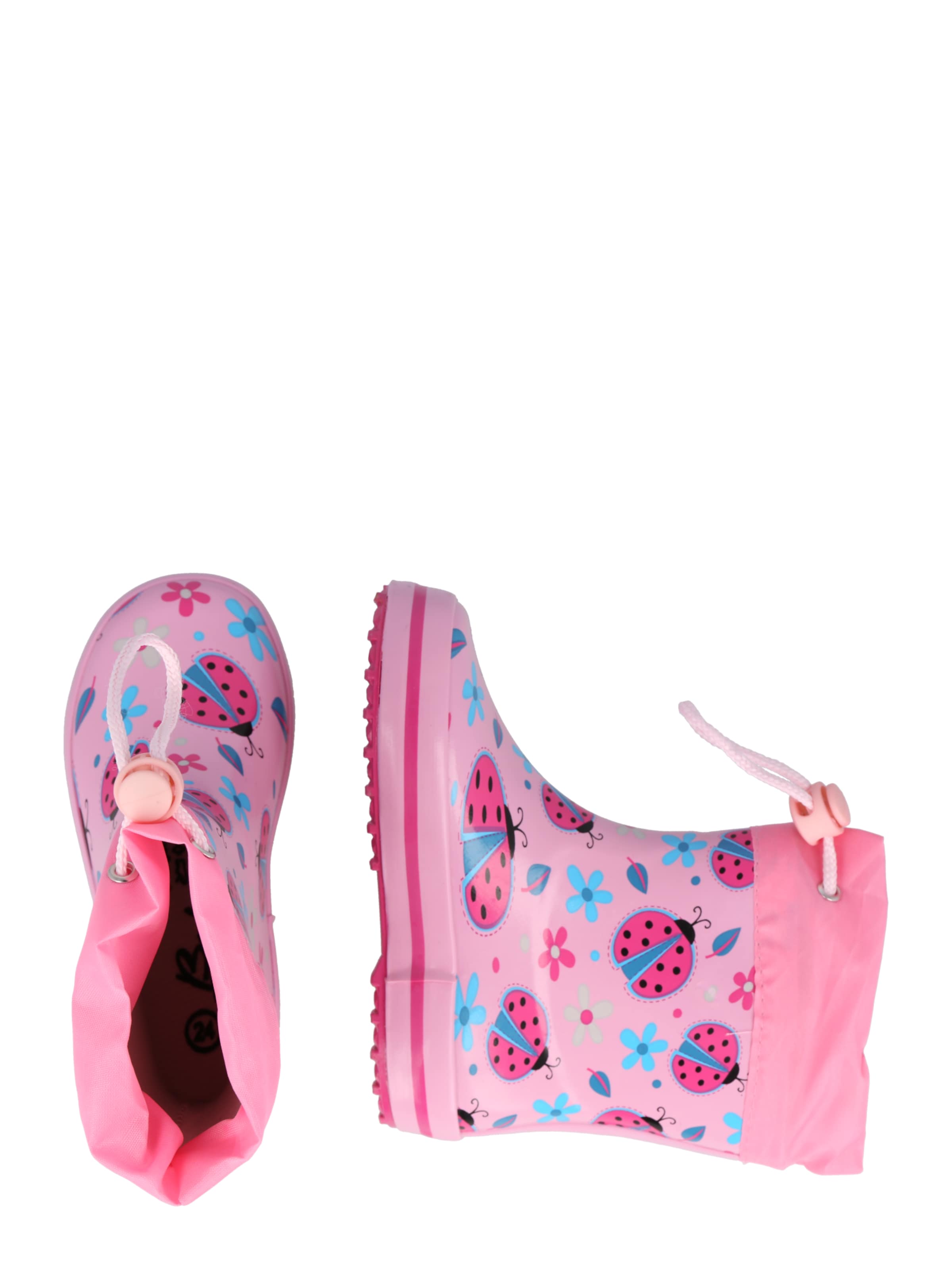 Stivale di gomma 'Glückskäfer' di BECK in rosa