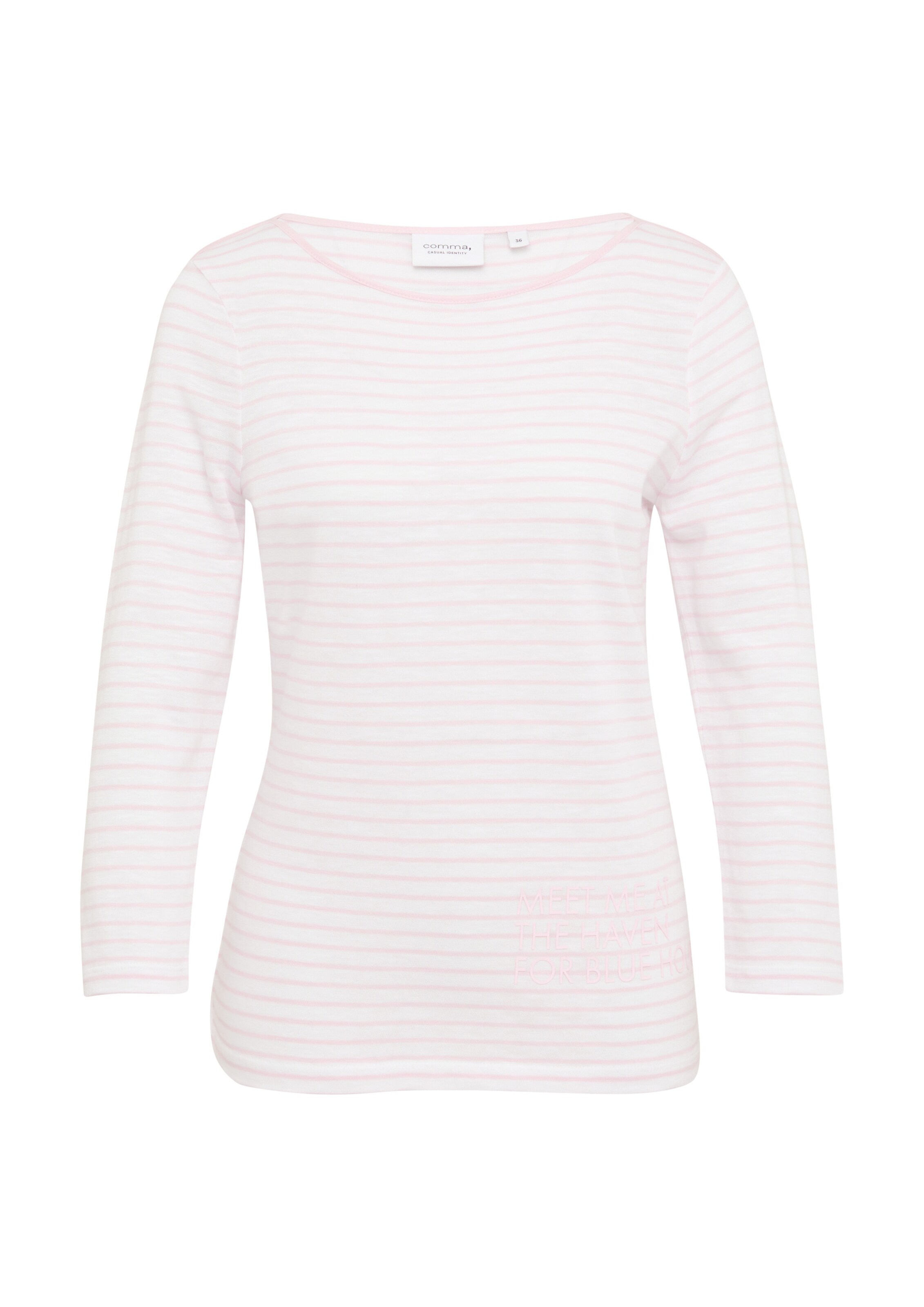 comma casual identity Μπλουζάκι σε λευκό: μπροστά