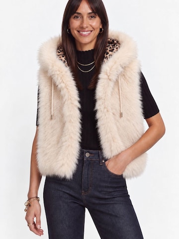 Gilet PRINCESS GOES HOLLYWOOD en beige : devant