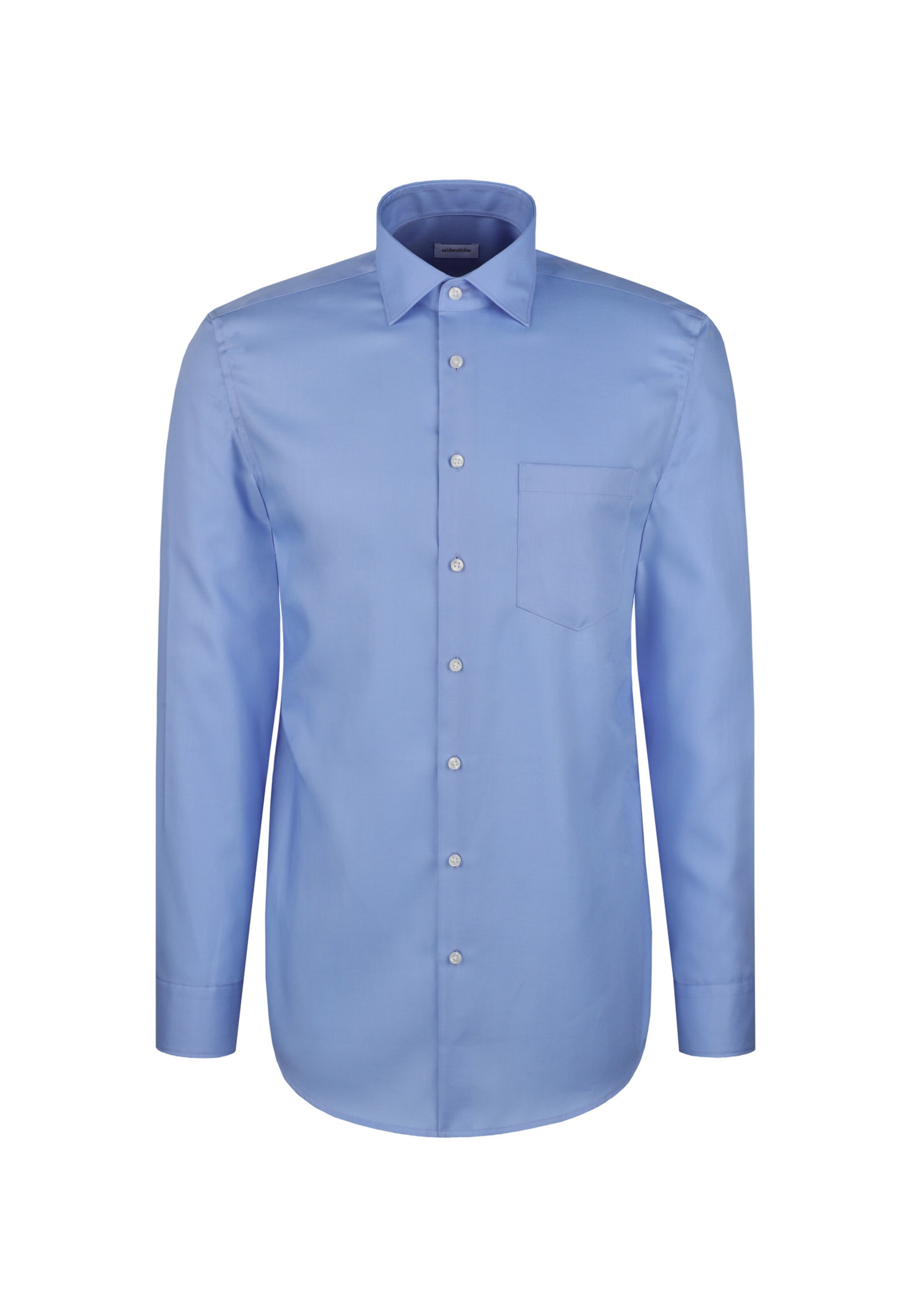 SEIDENSTICKER Hemd 'Schwarze Rose' in Blau: Vorderseite