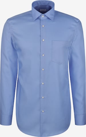 Chemise business 'Schwarze Rose' SEIDENSTICKER en bleu : devant