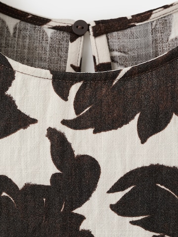 MANGO Top 'Karina' in Brown
