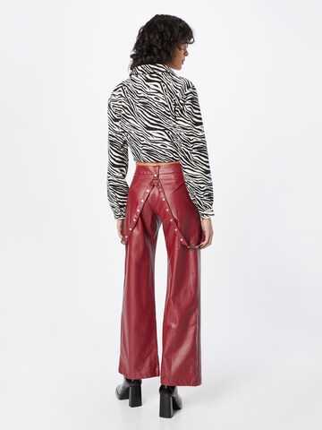 The Ragged Priest Regular Pants 'CHALISE' in Red