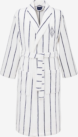 Ralph Lauren Home Long Bathrobe 'Harden' in White: front