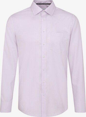 SEIDENSTICKER Regular fit Button Up Shirt in Purple: front