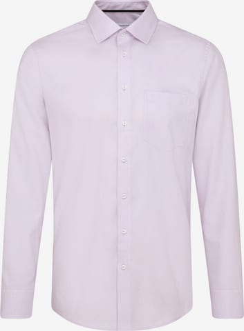 SEIDENSTICKER Regular fit Button Up Shirt in Purple: front