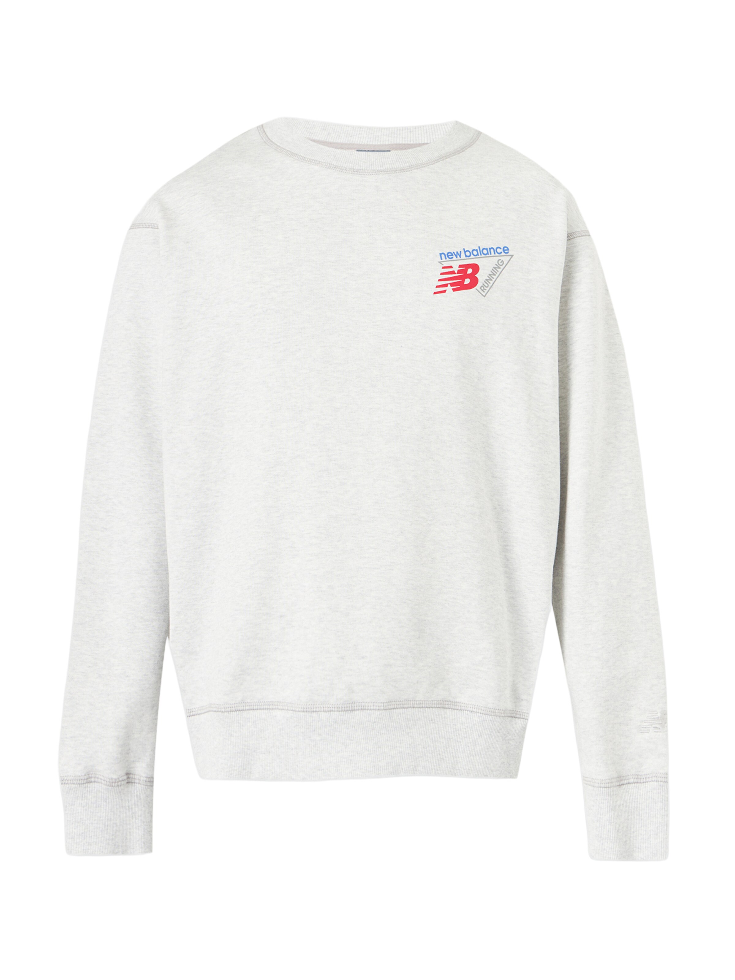 pelēks new balance Sportisks džemperis: no priekšpuses