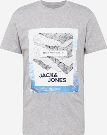 JACK & JONES Tričko 'BOOSTER' – šedá: přední strana