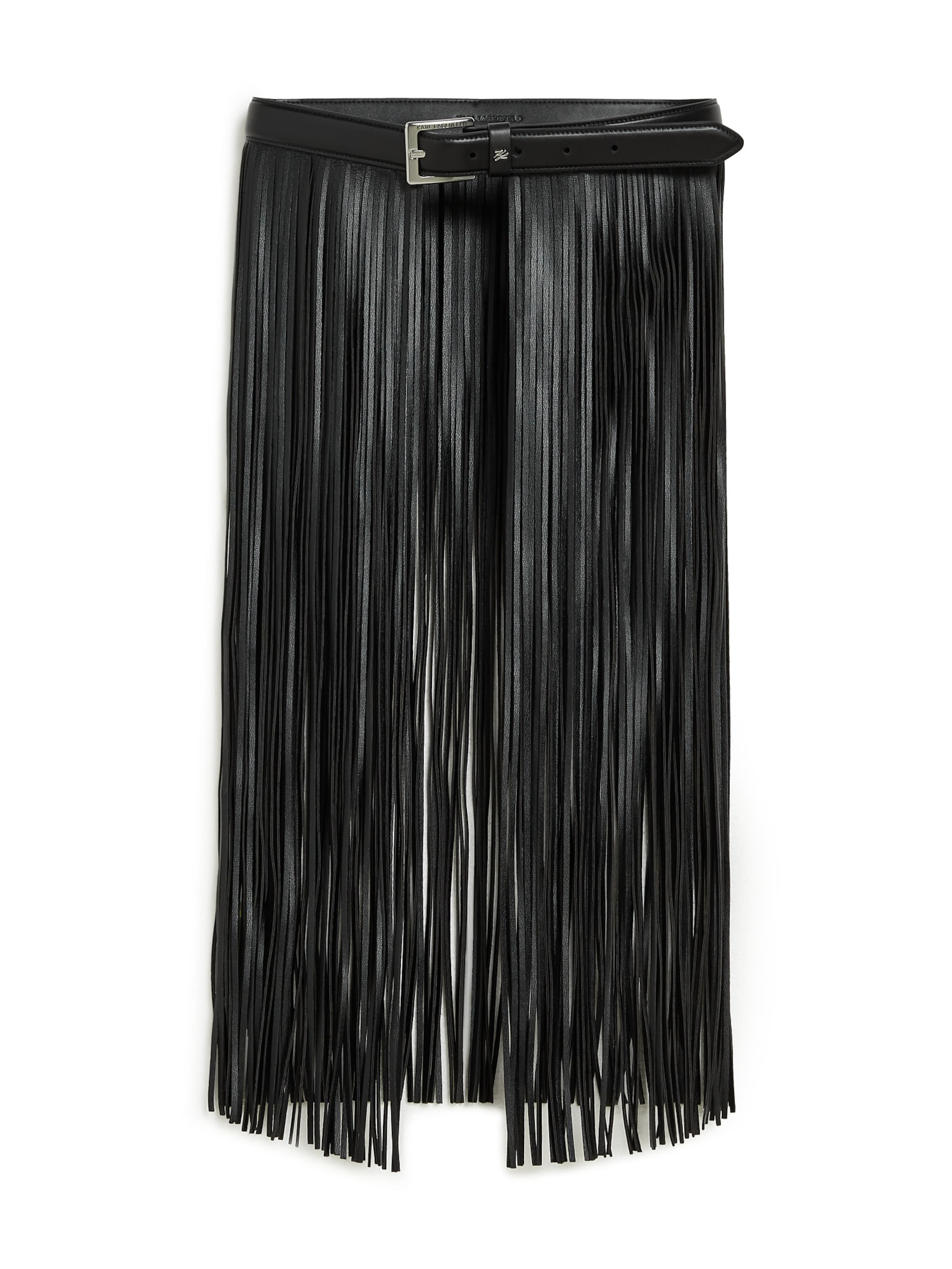 melns Karl Lagerfeld Josta 'Autograph': no priekšpuses