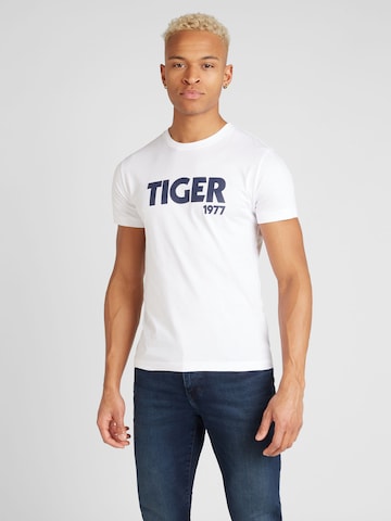 Tiger of Sweden Tričko 'DILLAN' – bílá: přední strana