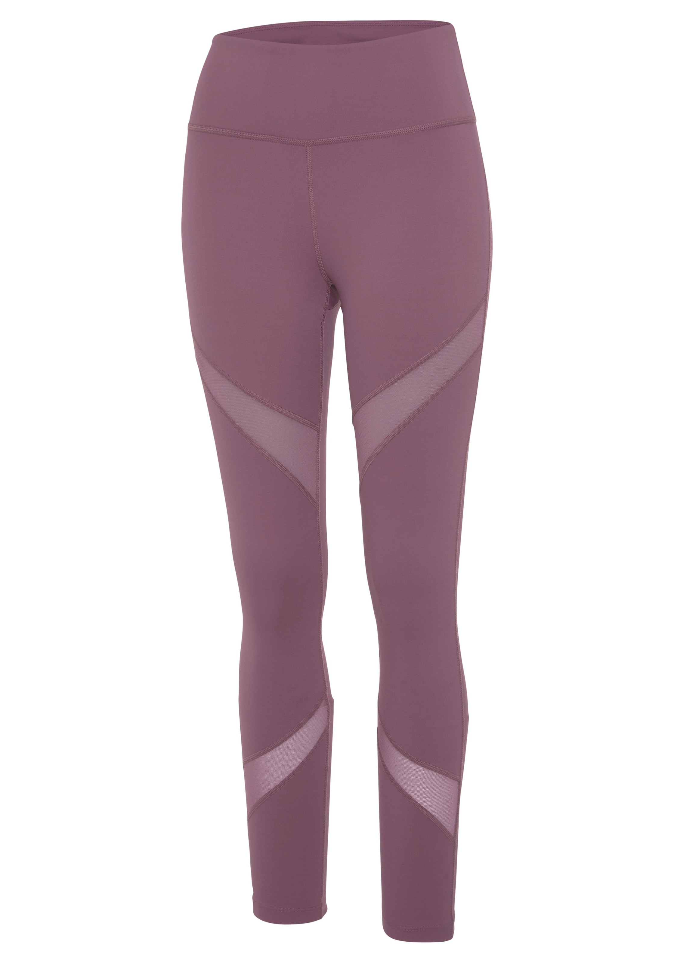 LASCANA ACTIVE Skinny Παντελόνι φόρμας σε λιλά