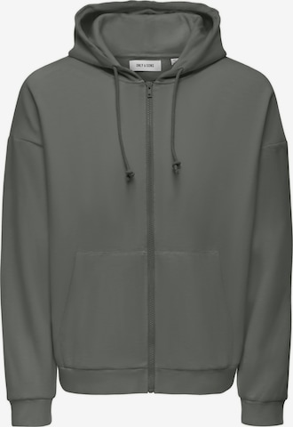 Only & Sons Sweatjakke 'Chase' i grå: forside