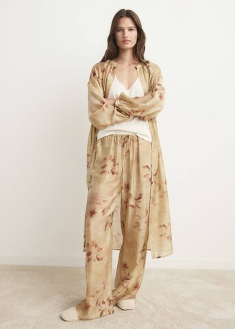 MANGO Pyjamahose in Beige