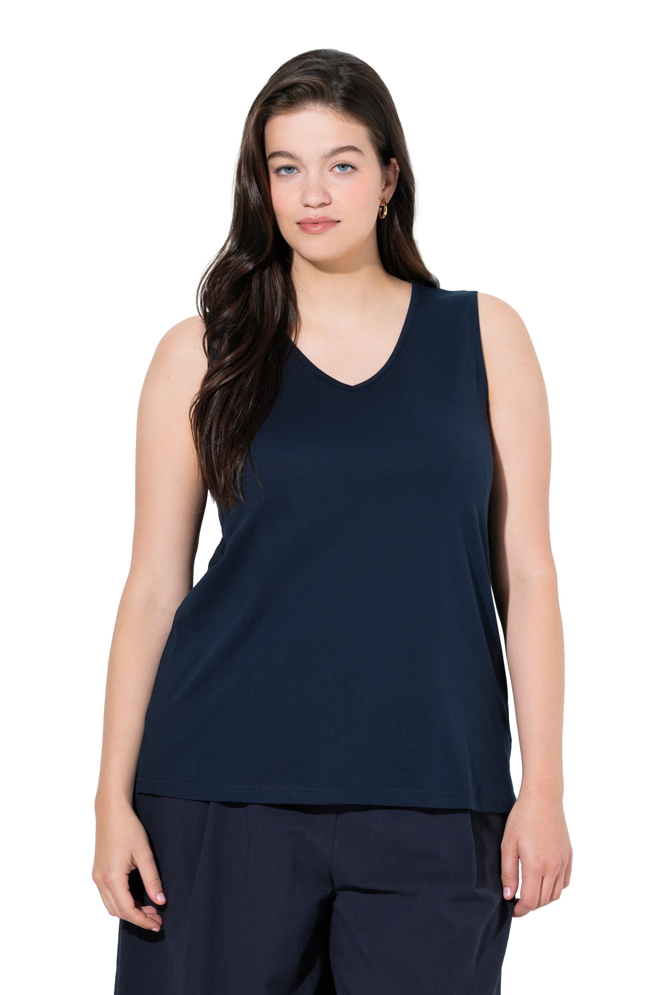 Ulla Popken Top in Blau: Vorderseite