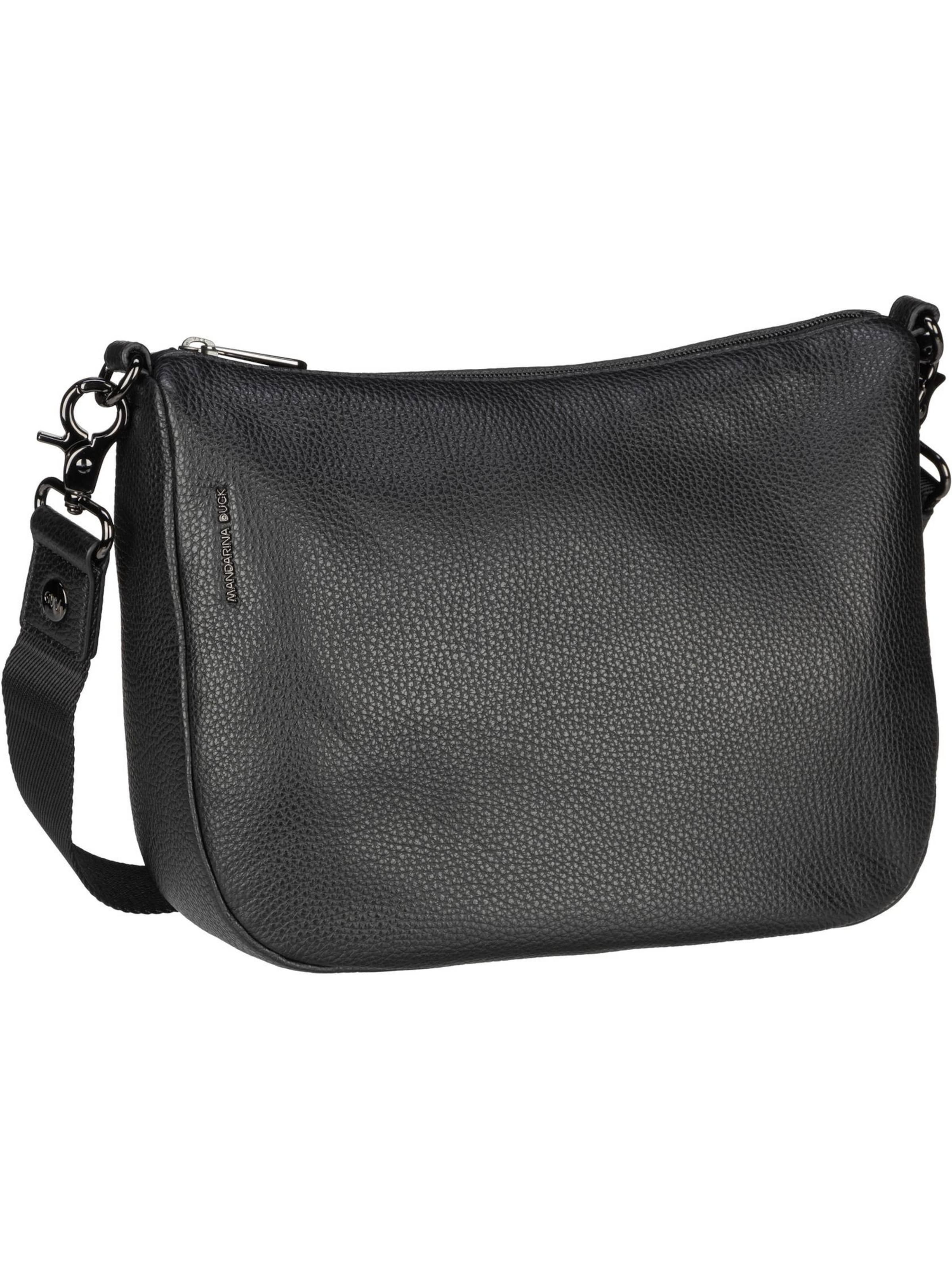 MANDARINA DUCK Umhängetasche in Schwarz: Vorderseite