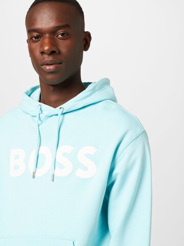 BOSS Sweatshirt i blå