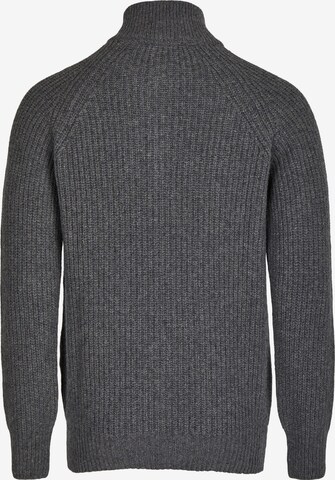 Cleptomanicx Pullover 'Ribber Troyer' in Grau