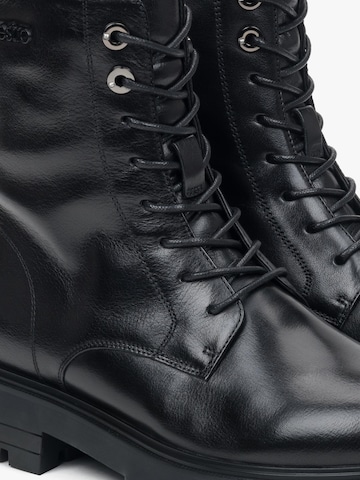 Estro Veterlaarsjes '4366-7' in Zwart