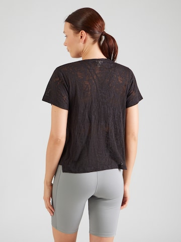 juoda Reebok Sportiniai marškinėliai