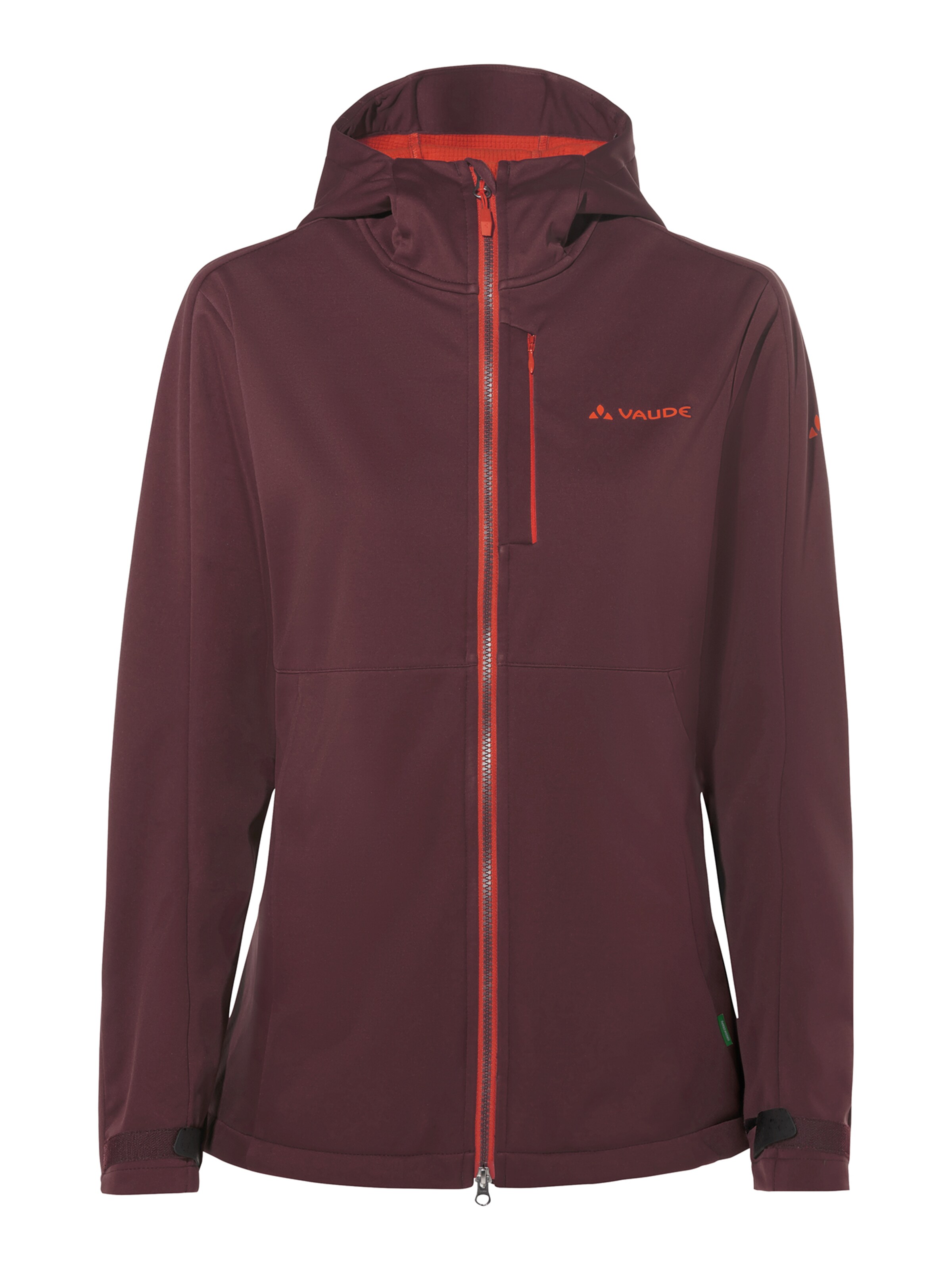 VAUDE Outdoorjas 'Elope II' in Rood: voorkant