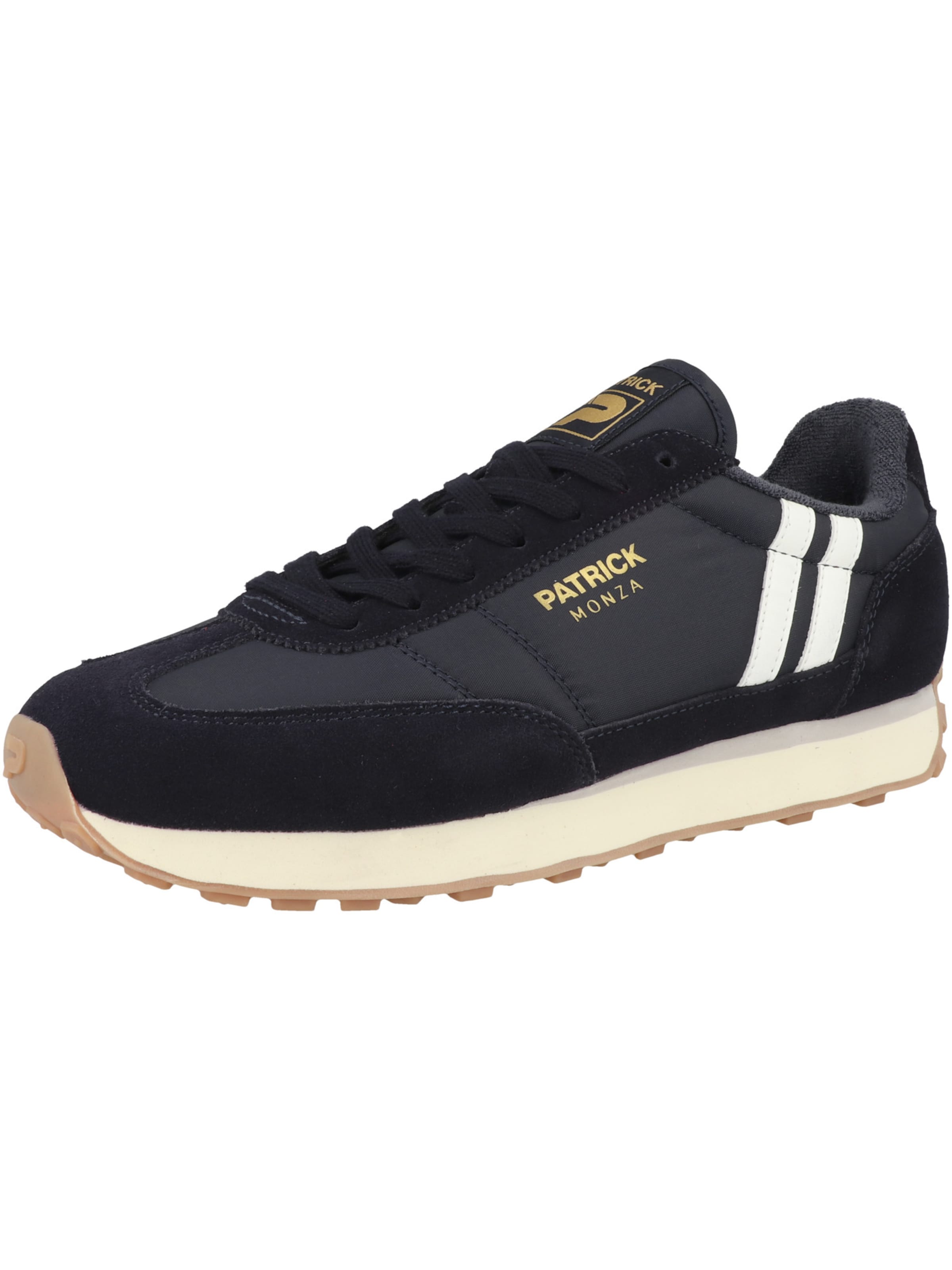 Sneaker bassa 'Monza' di Patrick in nero: frontale