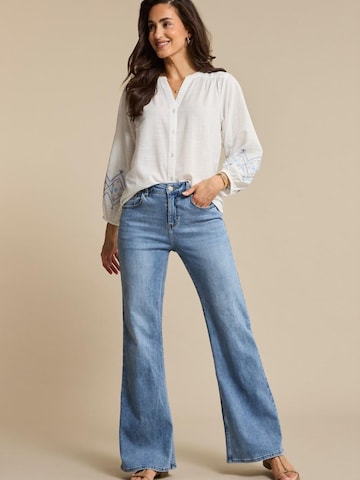 Red Button Regular Jeans 'RB Brielle light stone L33' in Blauw: voorkant